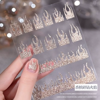 Шампанское разбитое буровое пламя