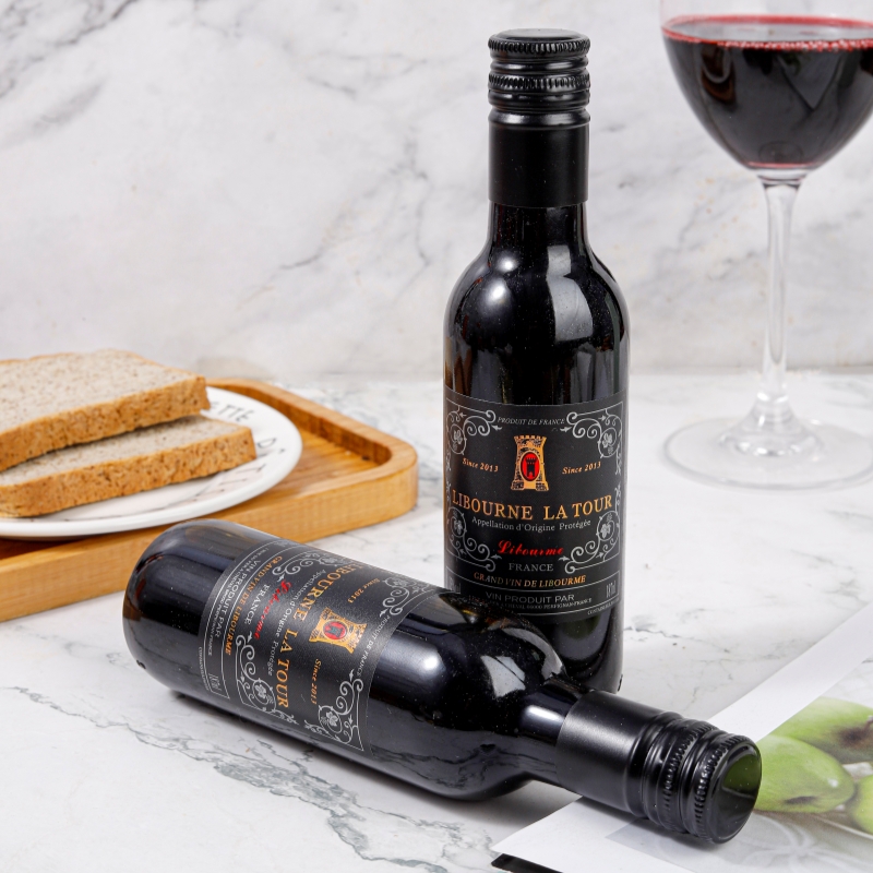 法国原装进口小瓶红酒187ml正品拉 图干红6瓶礼盒装整箱多套餐