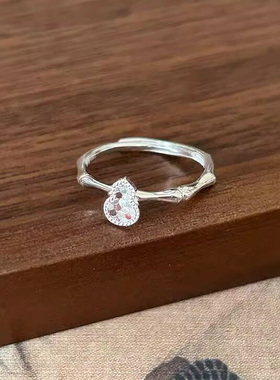 波光粼粼碎冰冰葫芦戒指女高级感