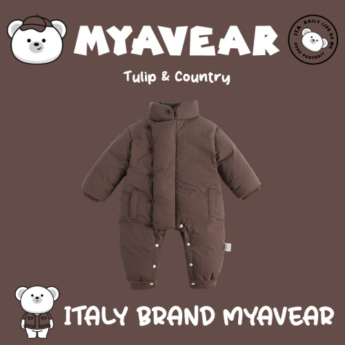 MYAVEAR冬季婴儿加厚羽绒连体衣