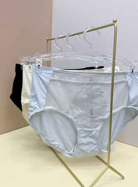 GM10-歌慕尔-微澜蕾丝舒适裆部棉高腰女士内裤-1391K