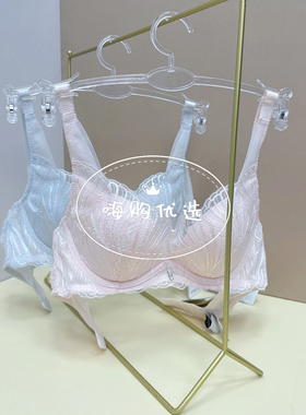 D6-黛-高端人鱼上薄下厚1CM蕾丝聚拢女文胸内衣-16R9047/11R2015