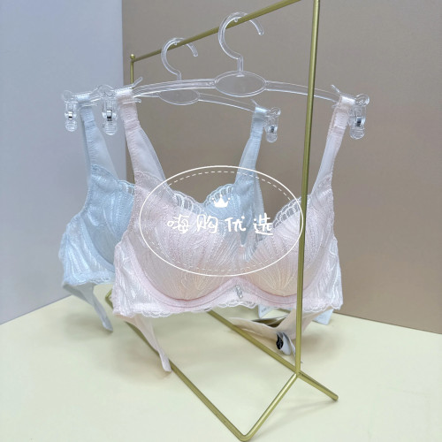 D20-黛-高端人鱼上薄下厚1CM蕾丝聚拢女文胸内衣-16R9047/11R2015