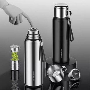 高档抗菌316不锈钢保温杯男款 泡茶杯大容量水壶全钢大号水杯子ins