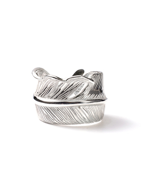 GODSUNS男女950银潮流单羽戒指