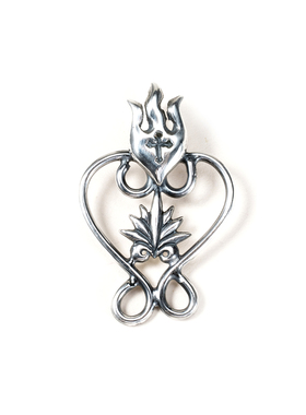 GALCIA男925银雷鸟元素吊坠