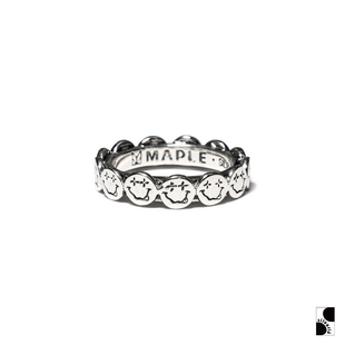 =silvarie=MAPLE 小众单叠戴 吐舌头鬼脸纯银戒指 现代感配饰男女