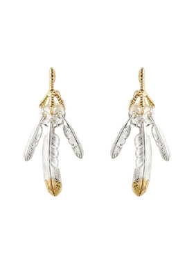 GODSUNS金鹰爪先金羽毛吊坠