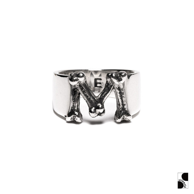 MAPLE男女纯银中性M戒指