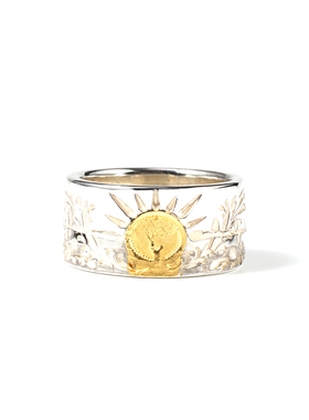 WILDWOOD男纯银小众百搭戒指