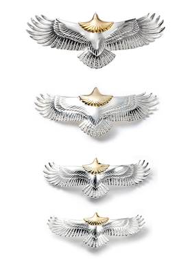 GODSUNS日本金头鹰纯银吊坠男女