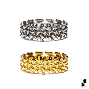 =silvarie=MAPLE Grateful Dead’s小熊纯银戒指 欧美潮流复古感