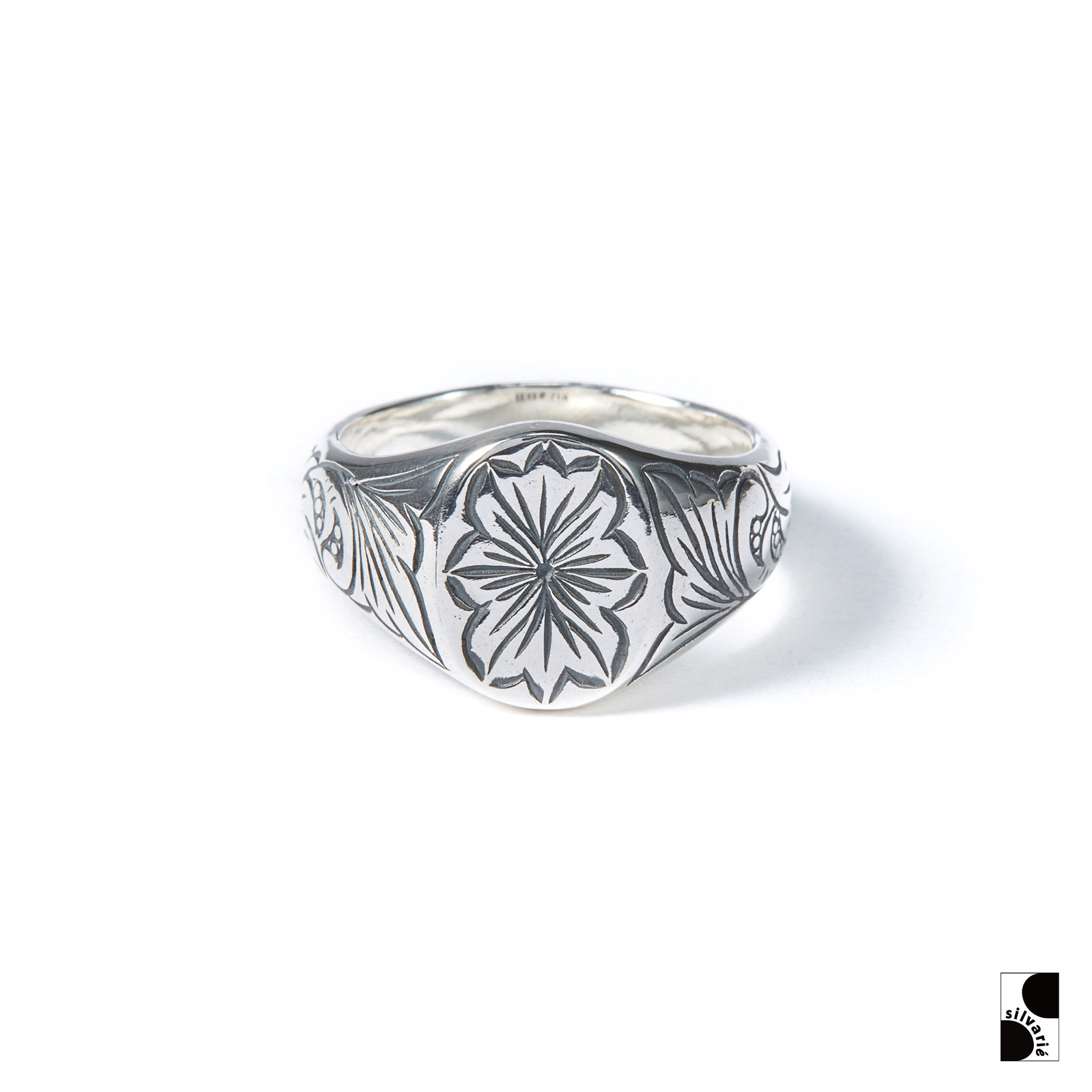 GALCIA日系机车复古搭配纯银戒指