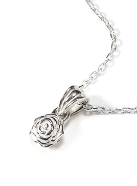 MADCULT日本小众银饰玫瑰项链