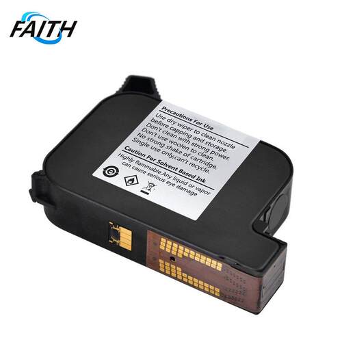 FAITH进口墨盒手持喷码机墨盒附着黑色快干打日期墨盒