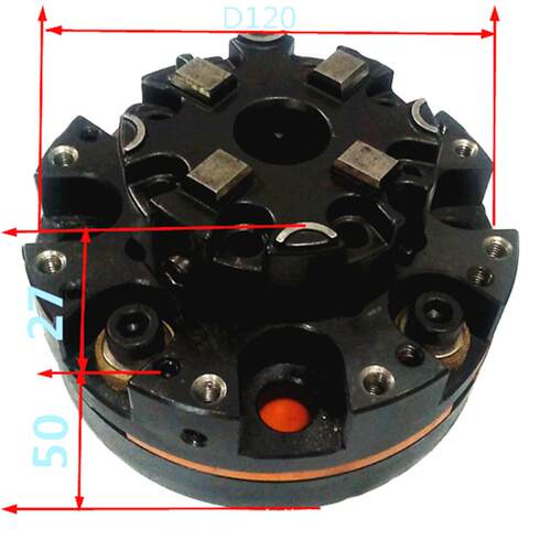 D75手动螺丝锁紧r-600.24-S夹头治具夹具卡盘工装底盘座