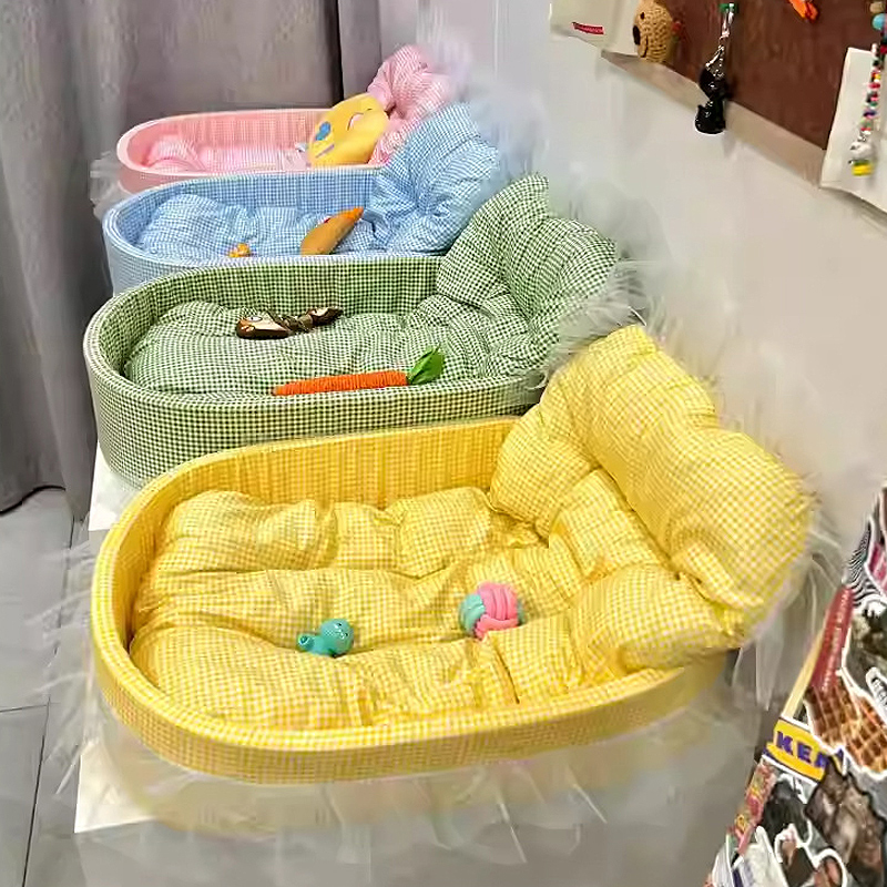 高颜值宠物窝饱满填充久睡不塌陷