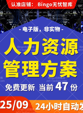 人力资源数字化转型企业管理集团组织管控HR信息化系统规划方案