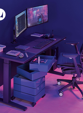 Herman Miller 赫曼米勒 Ratio电竞游戏桌办公升降桌包上门安装