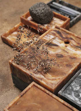 Ferm Living Mist Tray储物盒纸巾收纳盒置物托盘浴室肥皂碟收纳