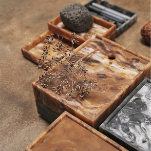 Ferm Living Mist Tray储物盒纸巾收纳盒置物托盘浴室肥皂碟收纳