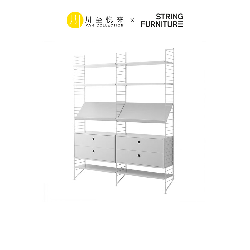 瑞典String墙上置物架定制收纳
