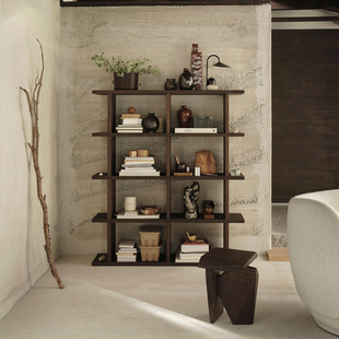 丹麦Ferm LIVING Kona Display Table置物架木质极简收纳架置物架