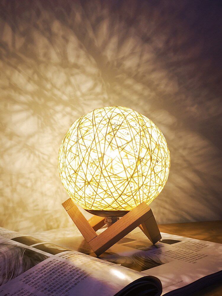 creative ins table lamp bedroom bedside small night light
