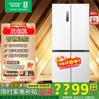 容声冰箱BCD-509WD2FPQLA双净IDP超薄零嵌十字四门变频无霜三包机