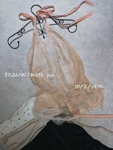26ss予你withyou秋冬新款小众设计师品牌予你蕾丝吊带背心