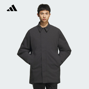 adidas阿迪达斯武宗系列男商务通勤拒水防风保暖中长款 棉服KC2518