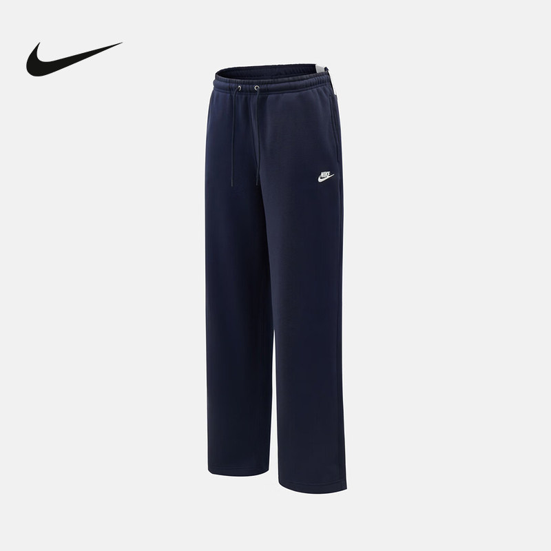 Nike耐克春男裤Club加绒刺绣Futura标简约休闲针织长裤