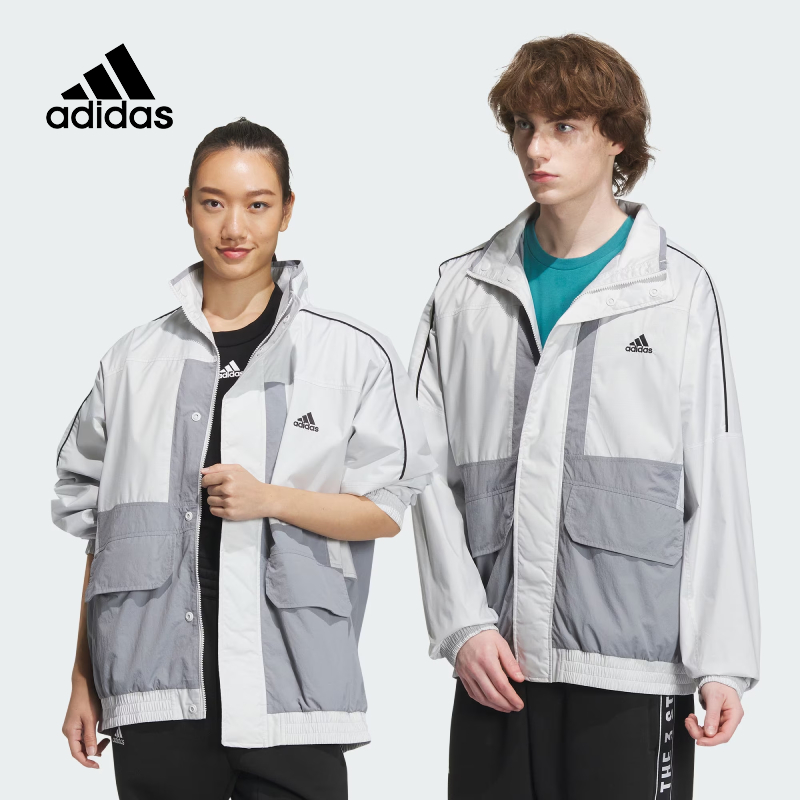 冬季夹克外套adidas宽松舒适