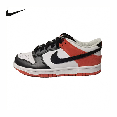 Nike耐克女鞋黑白红色DUNK大童运动鞋低帮复古休闲板鞋IQ2755-102