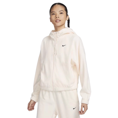 耐克外套女加绒保暖休闲连帽夹克