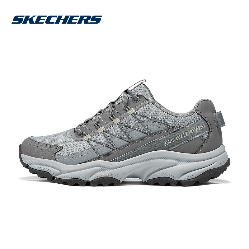 Skechers斯凯奇男鞋登山鞋户外防滑耐磨运动休闲鞋237748C/GRY