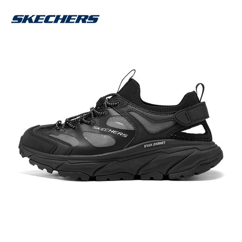 Skechers斯凯奇25夏女舒适透气轻便百搭户外运动休闲鞋180217-BBK