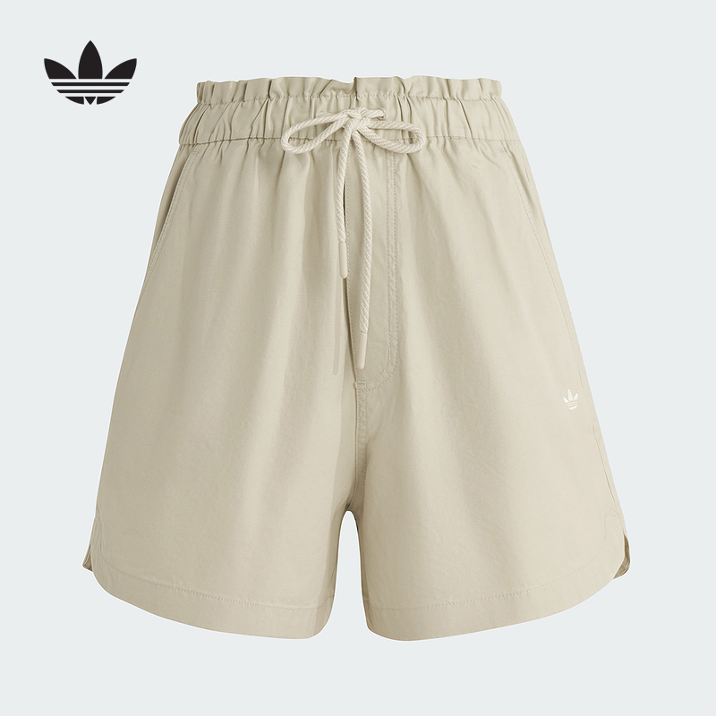 adidas阿迪达斯夏季新款女子工装经典酷飒花苞裤腰运动短裤KG8499