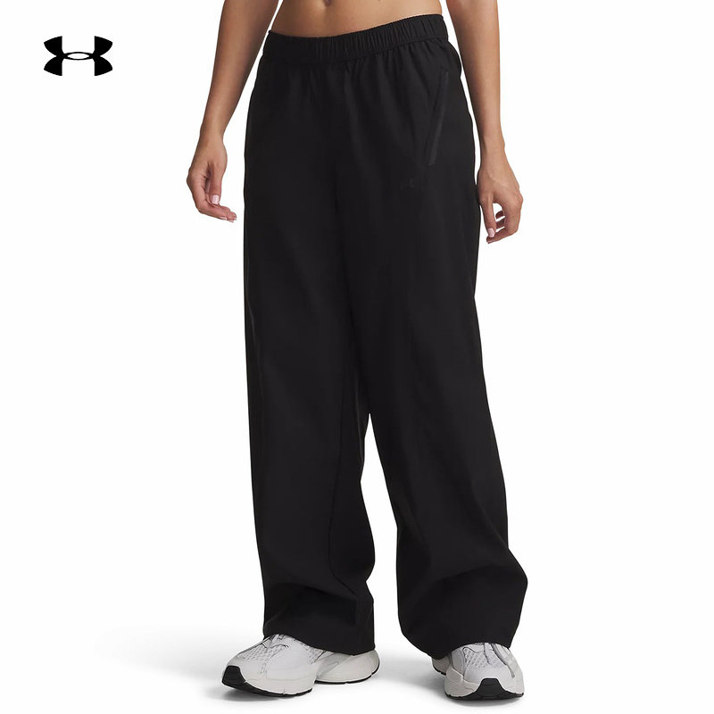 安德玛（UNDERARMOUR）2026S/S女梭织长裤 6014752-008,运动服/休闲服装,运动长裤,淘宝优惠券,粉丝福利购,淘宝优惠卷