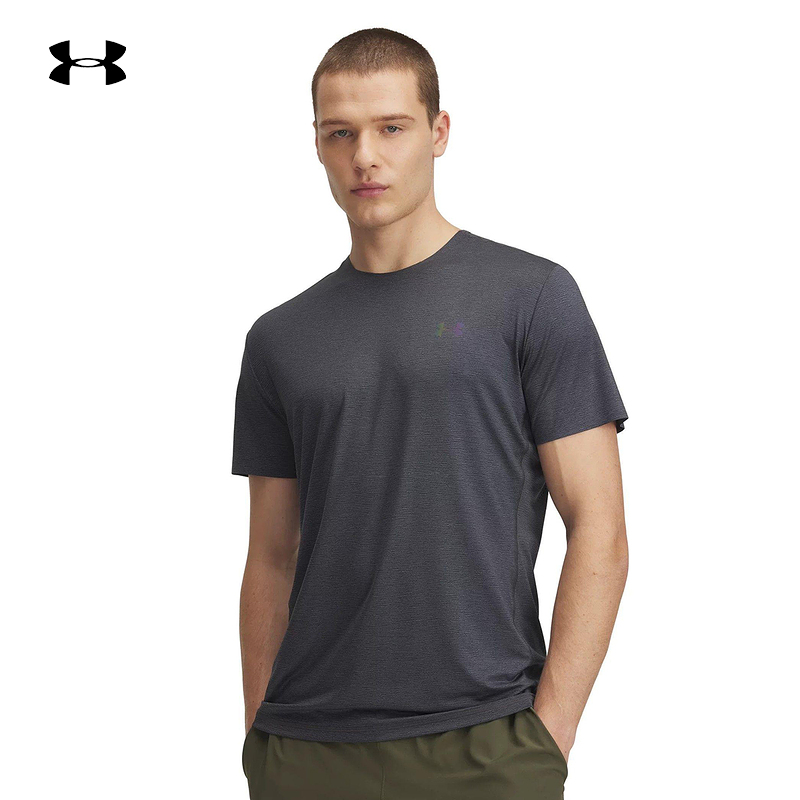 UA安德玛春夏男子Vanish Elite Vent运动休闲短袖T恤1383669-025