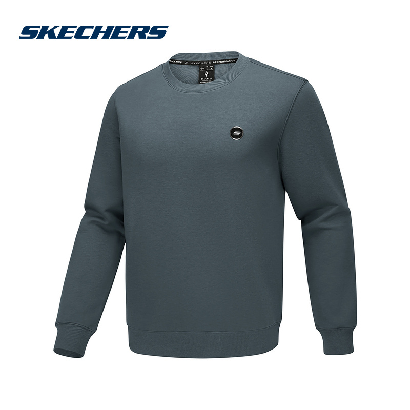 SKECHERS2025冬男卫衣 P425M162-02CF