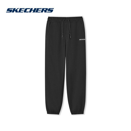 Skechers斯凯奇春男束脚裤长裤轻质柔软运动休闲裤L424M096-0018