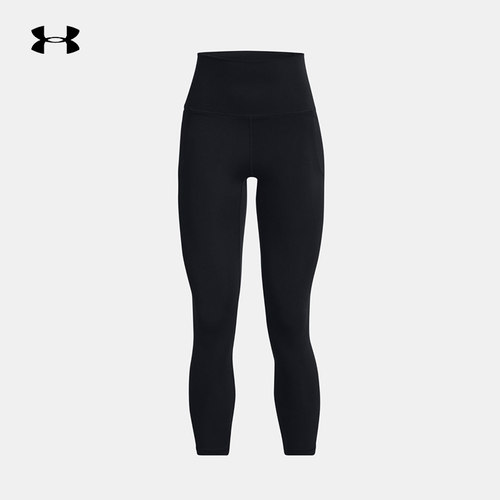 UA安德玛Meridian女子新款超高腰训练运动紧身九分裤1382535-001