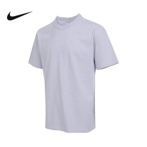 Nike耐克男短袖夏新款休闲透气刺绣印花小Logo运动T恤HQ9239-057