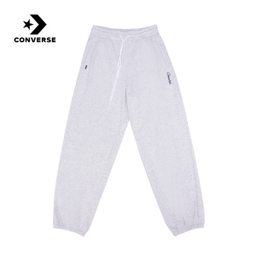 Converse匡威26春女休闲运动裤束脚卫裤抽绳针织长裤 WCJ449-GGN
