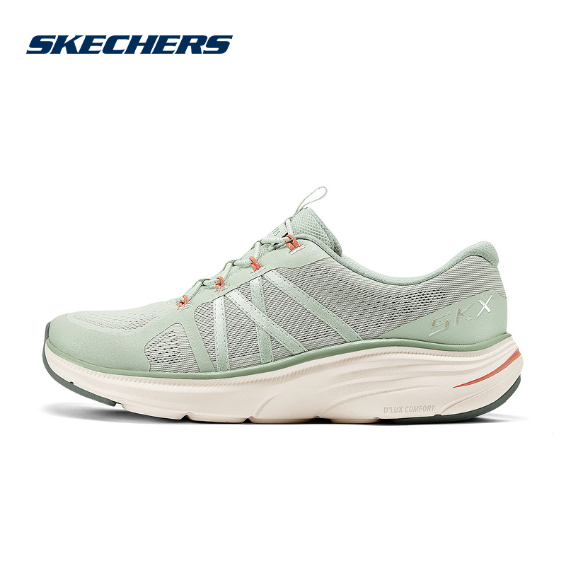 Skechers斯凯奇新款女轻质回弹百搭一脚蹬休闲运动鞋104474-SAGE