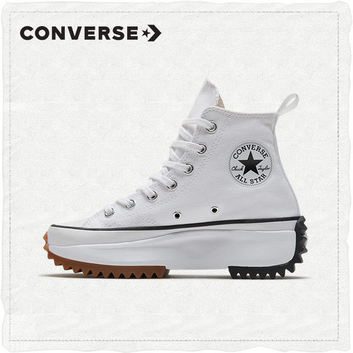 Converse匡威男女鞋春季Run Star Hike运动休闲鞋高帮厚底166799C