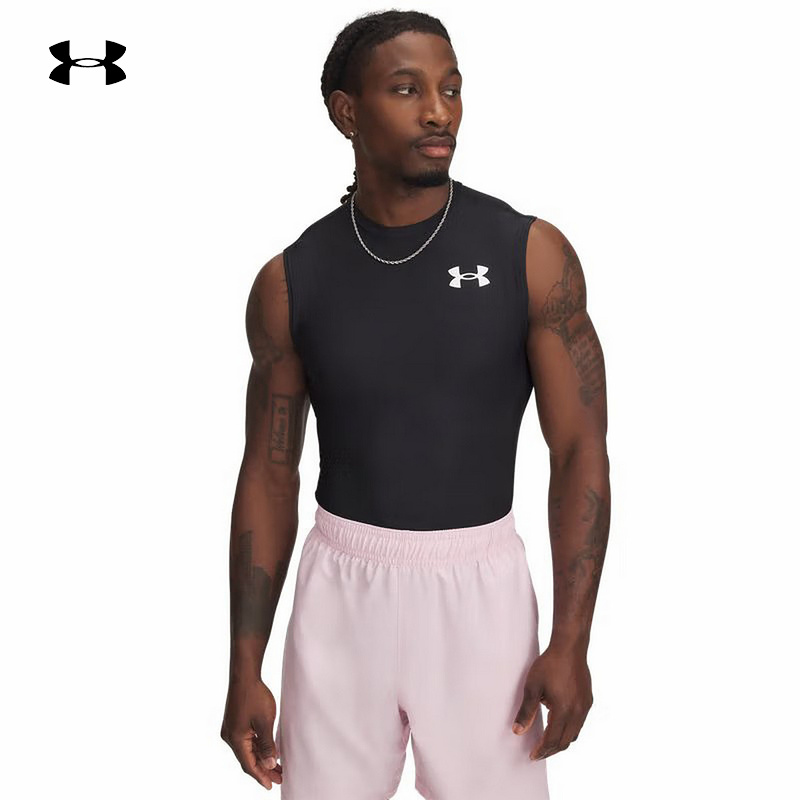 安德玛UA春夏HeatGear® OG男子紧身训练休闲运动背心1