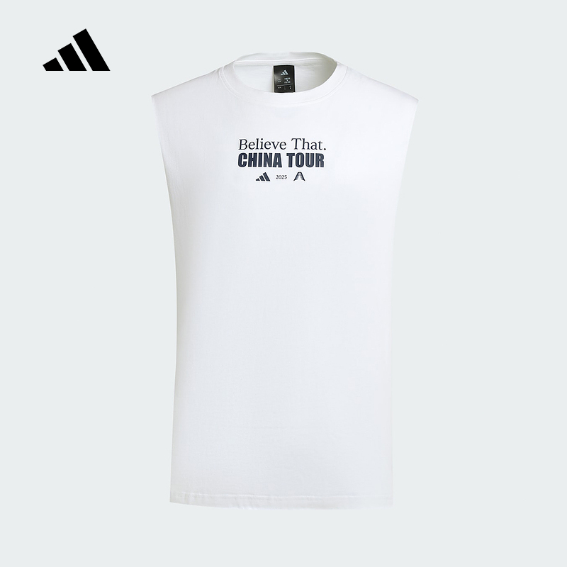 adidas阿迪达斯新款男爱德华兹中国行篮球运动背心无袖T恤KS2340