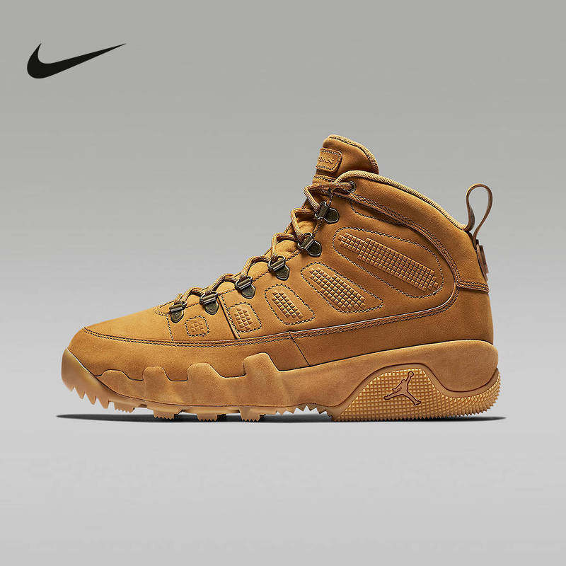JORDAN耐克男鞋AJ9冬日户外风大黄靴冬新款高帮运动靴AR4491-700